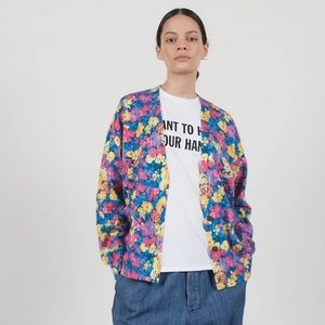 6397 | Floral Kurt Cardigan in Navy Floral